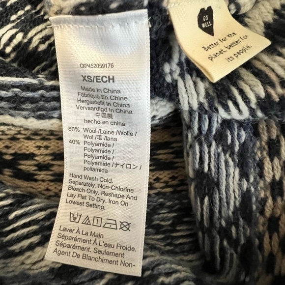 MADEWELL Forrest Fair Isle V-Neck Sweater - Picture 10 of 11